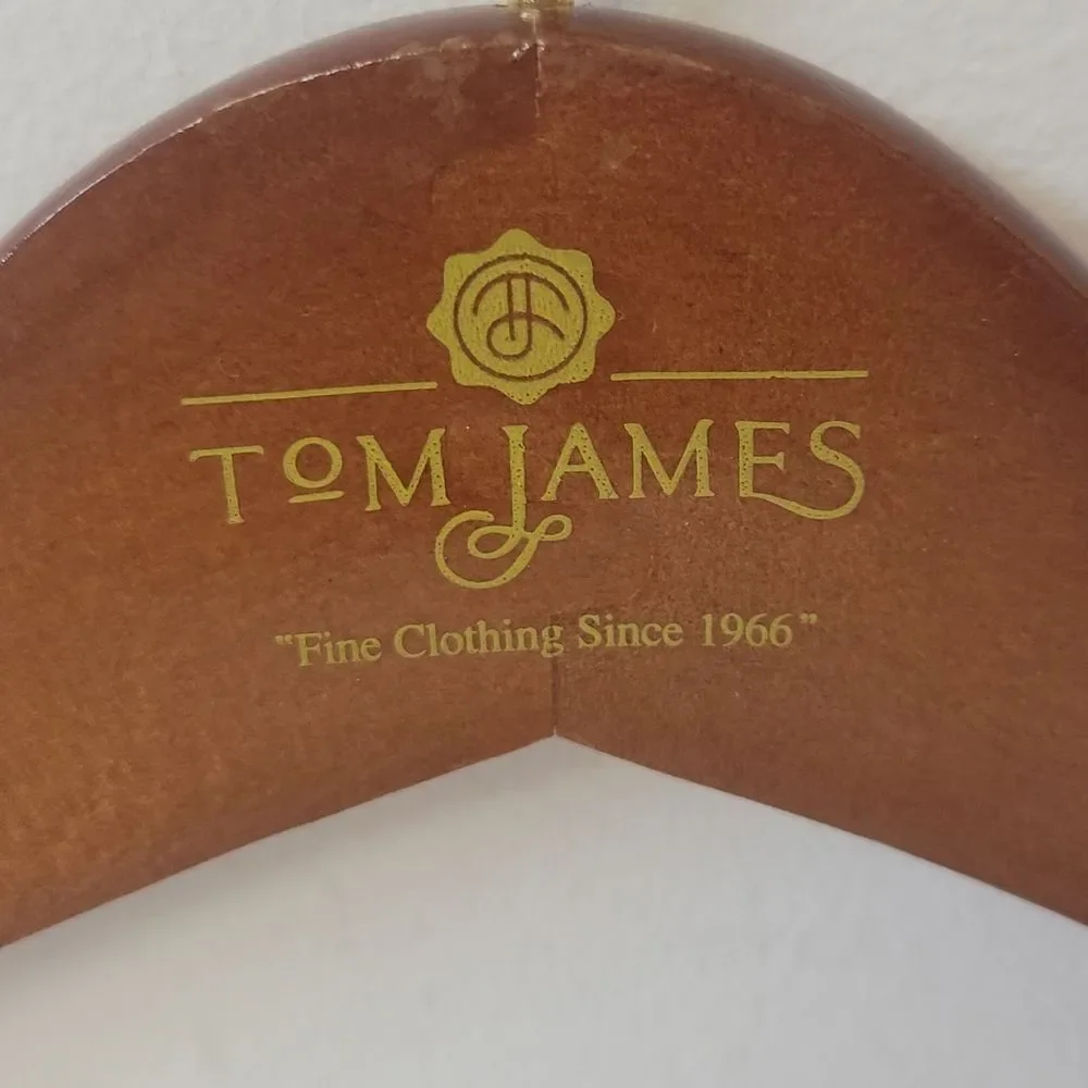 Tom James Wooden Suit Hanger Perfect For Jacket Coat